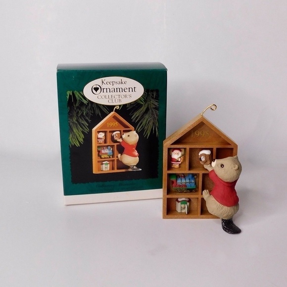 HALLMARK 1995 Keepsake Ornament Collector’s Club Christmas Collecting Memories - Picture 1 of 14